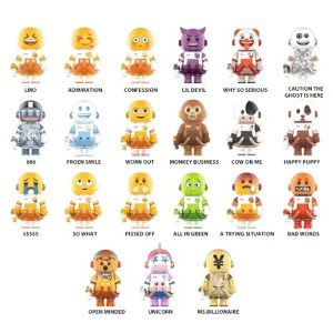 Pop Mart - MOLLY: Mega Space Molly 100% x Emoju Series Mystery Blind Box (One Random Piece) (CDU9PCS)Hot Price