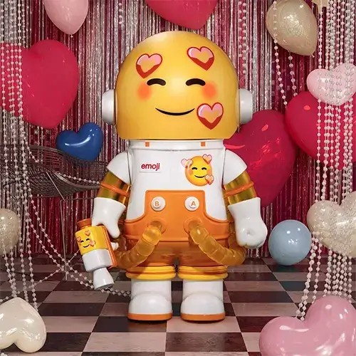 Pop Mart - MOLLY: Mega Space Molly 100% x Emoju Series Mystery Blind Box (One Random Piece) (CDU9PCS)Hot Price - Image 6