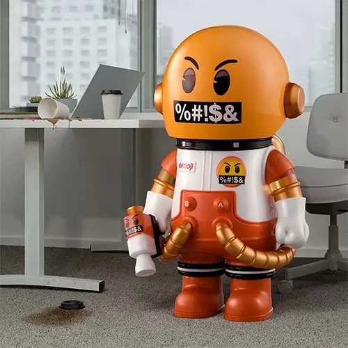 Pop Mart - MOLLY: Mega Space Molly 100% x Emoju Series Mystery Blind Box (One Random Piece) (CDU9PCS)Hot Price - Image 7
