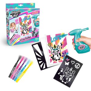 Canal Toys - Airbrush Plush - Plush Art Mini Poster Kit