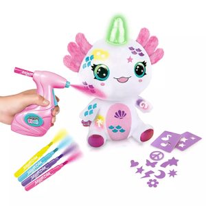 Canal Toys - Airbrush Plush Light Up  Kit  - Axolotl