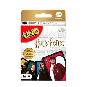 Mattel UNO Harry Potter Card Game For Kids, Adults And Game Night Based On The Popular Series