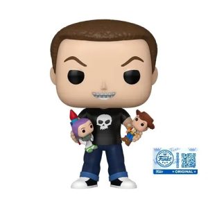 Funko Pop! Cartoon Animation: Disney Pixar - Toy Story 30th Anniversary - Sid Holding Buzz Lightyear & Woody (Exclusive) #1598