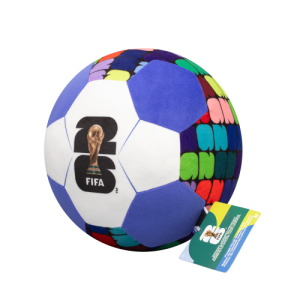 JPFI - FIFA 9" Purple Plush Soccer Ball