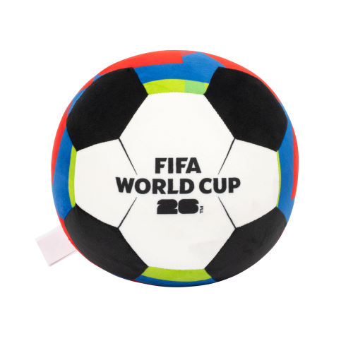 Jazwares - Fifa World Cup 2026 Red Plush Soccer Ball (9 Inch) - Image 2