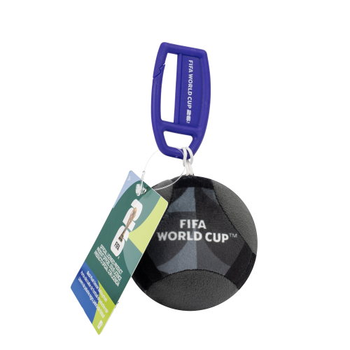 Jazwares - Fifa World Cup 2026 Black Plush Soccer Ball Keychain (3 Inch) - Image 2