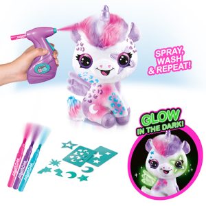 Canal Toys - Airbrush Plush Collector Glow In The Dark Kit - Unicorn