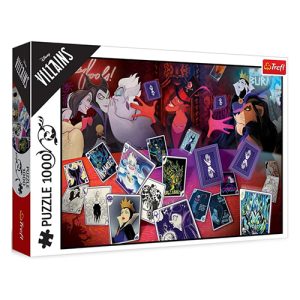 Trefl - Puzzle Cartoon Animation: Disney Villains - Only Good Cards (1000 PCS)