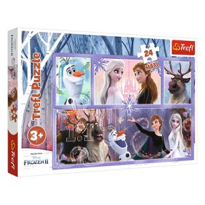 Trefl - Puzzle Cartoon Animation: Disney - Frozen 2 -  A World Full of Magic (24 Maxi PCS)