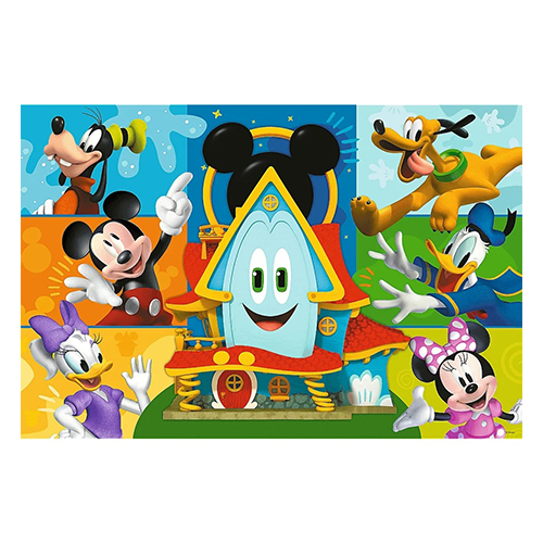 Trefl - Puzzle Cartoon Animation: Disney - Mickey Mouse & Friends - Mickey Mouse Funhouse (24 Maxi PCS) - Image 2