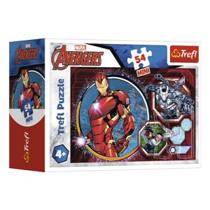 Trefl Puzzle - Super Heroes: Marvel - Avangers Mini Puzzle Stand - Iron Man (40 PCS)