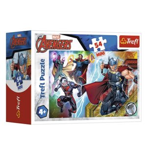 Trefl Puzzle - Super Heroes: Marvel - Avangers Mini Puzzle Stand - Thor (40 PCS)