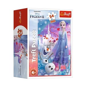 Trefl - Puzzle Cartoon Animation: Disney - Frozen 2 - In the world of Anna & Elsa (54 Mini PCS)