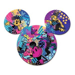 Trefl - Puzzle Cartoon Animation: Disney - Mickey Mouse Wooden Shaped Puzzles (505 PCS)