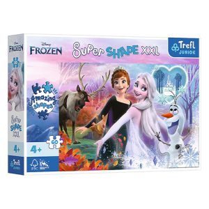 Trefl - Puzzle Cartoon Animation: Disney - Frozen 2 - Super Shape - Dancing sisters (60 XXL PCS)