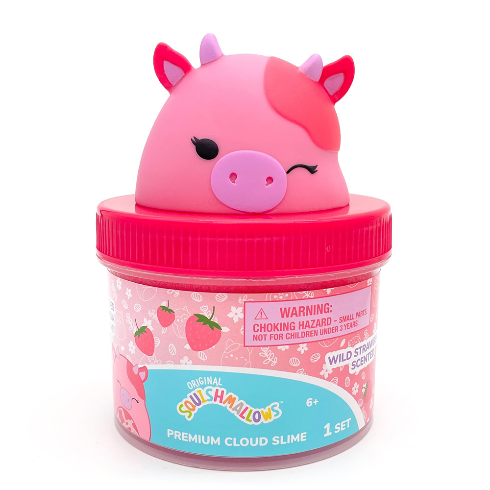 Jazwares Squishmallows Calynda The Strawberry Cloud Slime - Image 2
