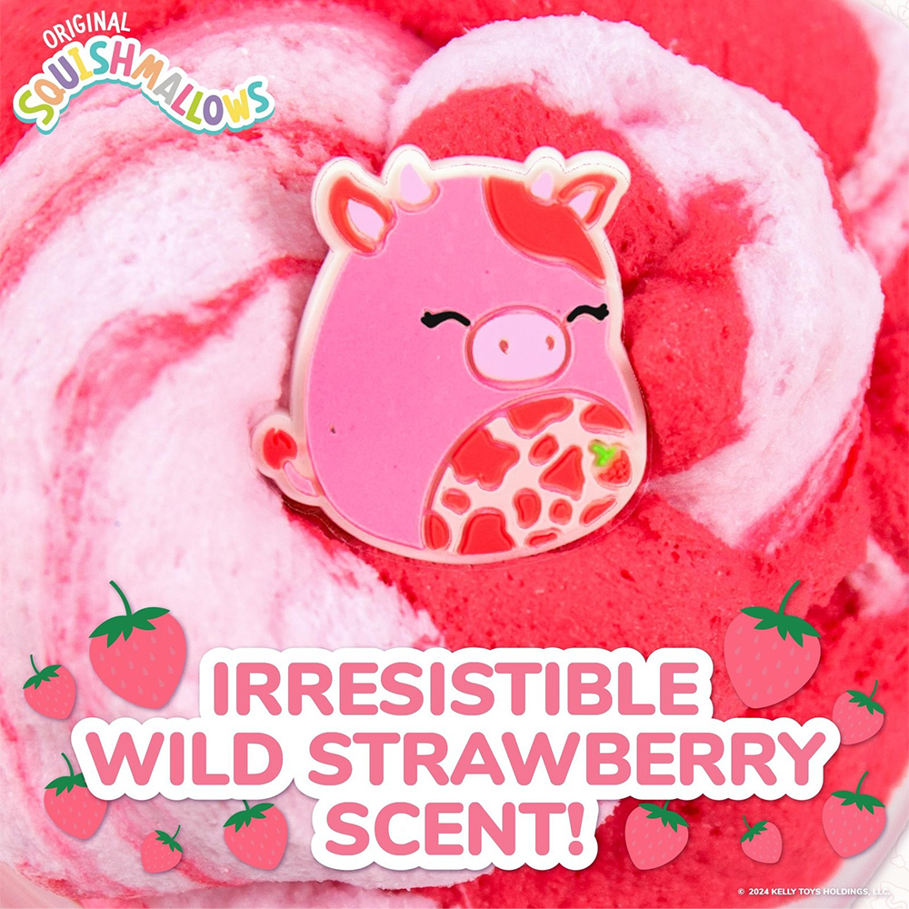 Jazwares Squishmallows Calynda The Strawberry Cloud Slime - Image 5