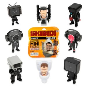Bonkers Skibidi Toilet Series 1 -  2.5"  Figure Collectible Mystery Bag ( One Random Piece)