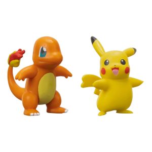 Jazwares - Battle Figure 2-Pack Games: Nintendo - Pokemon - Pikachu & Charmander 0258
