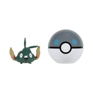 Jazwares - Clip N Go Games: Nintendo - Pokemon -Trubbish & Heavy Ball (95057)