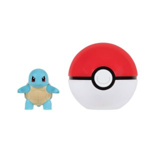 Jazwares - Clip N Go Games: Nintendo - Pokemon - Squirtle & Poke Ball (95057)