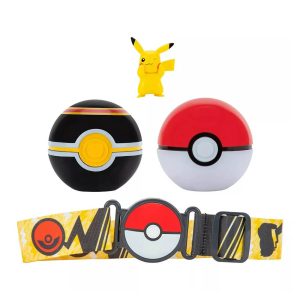 Jazwares - Clip N Go Belt Set Games: Nintendo - Pokemon - Pikachu