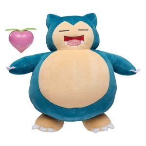 Jazwares Games: Nintendo - Pokemon - Snorlax Plush (Snooze Action Rumbling & Sounds B-O)