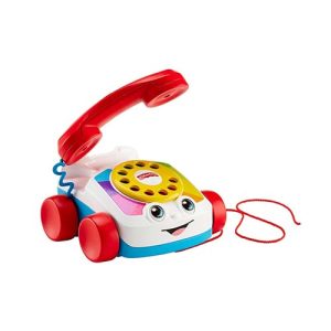 Mattel Fisher-Price Chatter Telephone Baby And Toddler Pull Toy Phone With Rotary Dial