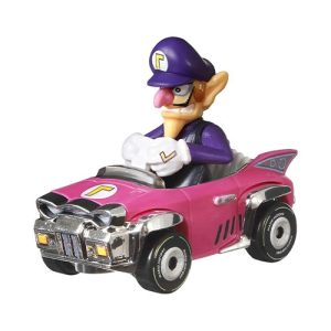Mattel Hot Wheels Super Mario Die-Cast 1:64, Waluigi Standard Kart (GJH54 Group GBG25-977A)