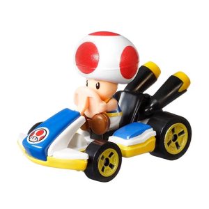 Mattel Hot Wheels Super Mario Die-Cast 1:64, Toad Standard Kart (GJH63 Group GBG25-977A)
