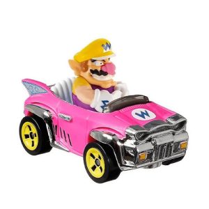 Mattel Hot Wheels Super Mario Die-Cast 1:64, Wario Badwagon (GRN22 Group GBG25-978T)