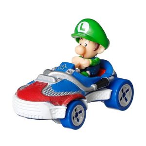 Mattel Hot Wheels Super Mario Die-Cast1:64, Baby Luigi Sneeker Kart (HDB28 Group GBG25-977A)