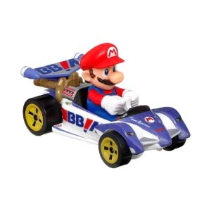 Mattel Hot Wheels Super Mario Die-Cast 1:64, Replica Vehicles, Mario Circuit Special (HDB36 Group GBG255-978T)