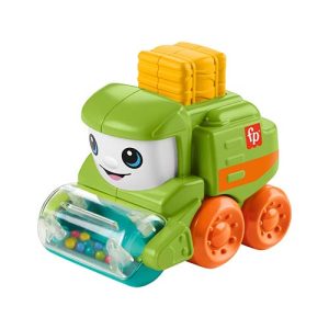 Mattel Fisher-Price Push-Along Toy Vehicles With Fine Motor Activities For Infants, Styles May Vary (HRP27)