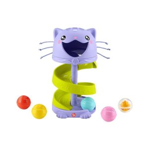 Mattel Fisher-Price Purrr-fect Ball Tower Developmental Toy for Babies & Toddlers