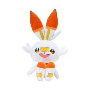 Jazwares - Premium Quality Plush Games: Nintendo - Pokemon - Scorbunny 12 Inch (95257)