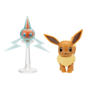 Jazwares - Battle Figure 2-Pack Games: Nintendo - Pokemon - Rotom & Eevee (95007)