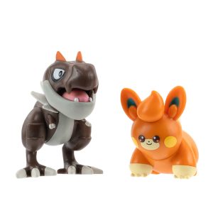 Jazwares - Battle Figure 2-Pack Games: Nintendo - Pokemon - Tyrunt, Pawmi (95007)