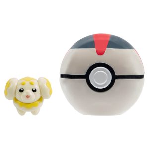 Jazwares - Clip N Go Games: Nintendo - Pokemon - Fidough & Timer Ball (95057)