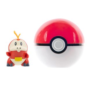 Jazwares - Clip N Go Games: Nintendo - Pokemon - Fuecoco & Poke Ball (95057)