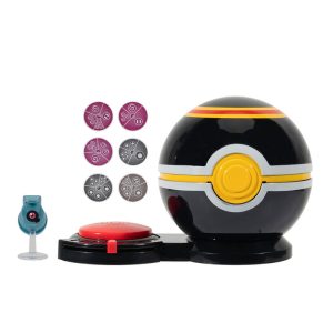 Jazwares - Surprise Attack Games: Nintendo - Pokemon - Beldum with Luxury Ball & 6 Attack Disks (2724)