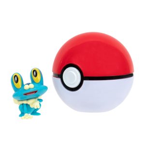 Jazawares - Clip N Go Games: Nintendo - Pokemon - Froakie & Poke Ball (95057)