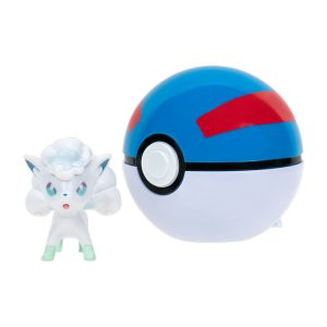 Jazawares - Clip N Go Games: Nintendo - Pokemon - Alolan Vulpix & Great Ball (95057)
