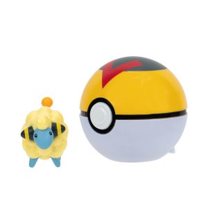 Jazawares - Clip N Go Belt Set Games: Nintendo - Pokemon - Mareep & Level Ball (95057)