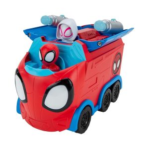 Jazwares Super Heroes: Marvel - Spidey & his Amazing Friends - Transforming Web Spinning Hauler