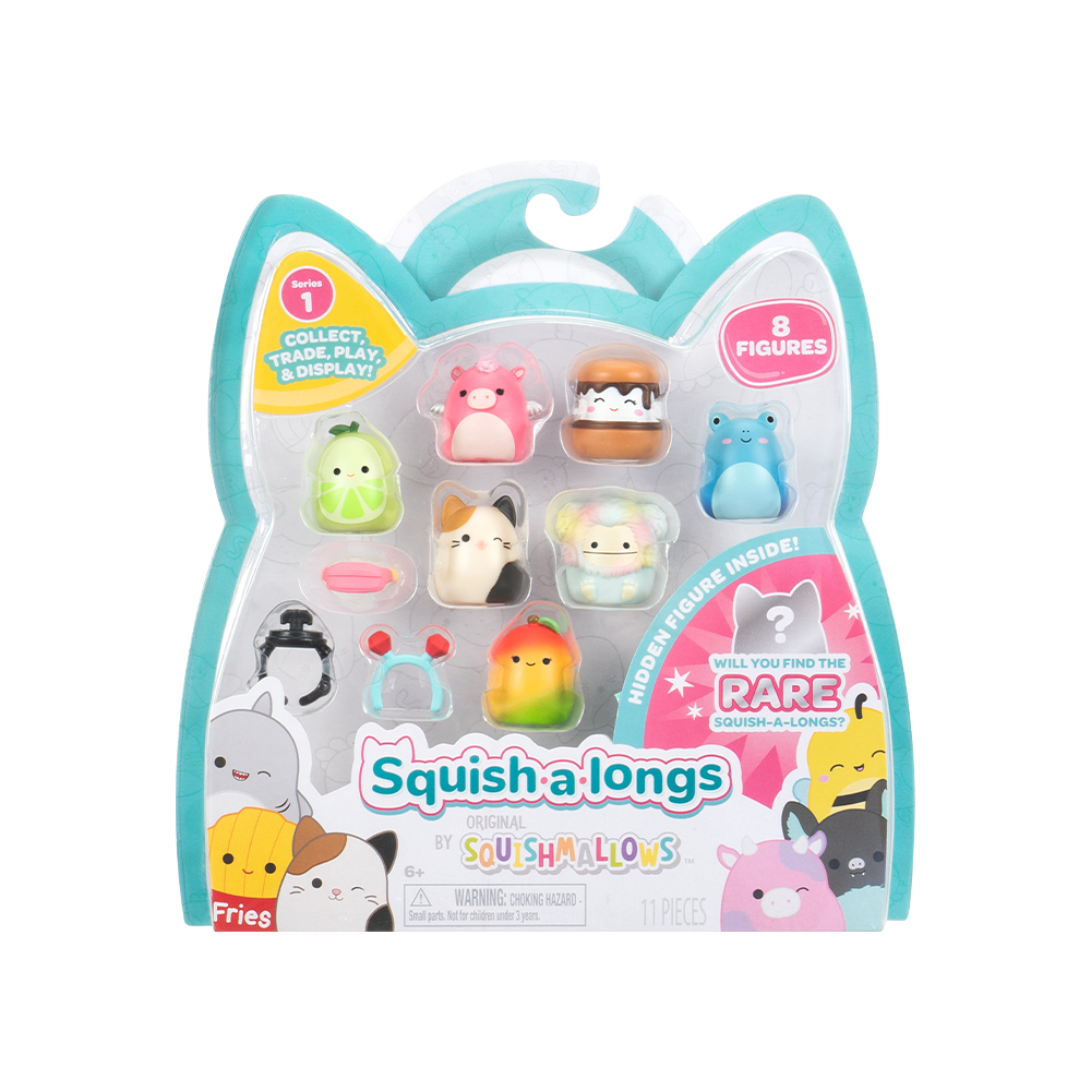 Jazwares Squishmallows - Squish-a-longs: 7 Figures + 1 mystery + 3 Accessories (1 Inch) (Asst) - Image 2
