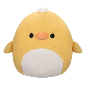 Jazwares Squishmallows - Fuzz-A-Mallows: Wildlife Squad - Yellow Duckling with Angry Eyed - Webb (12 Inch)