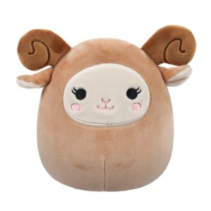 Jazwares Squishmallows - Core: Wildlife Squad - The Ram Brown Reggie (5 Inch)