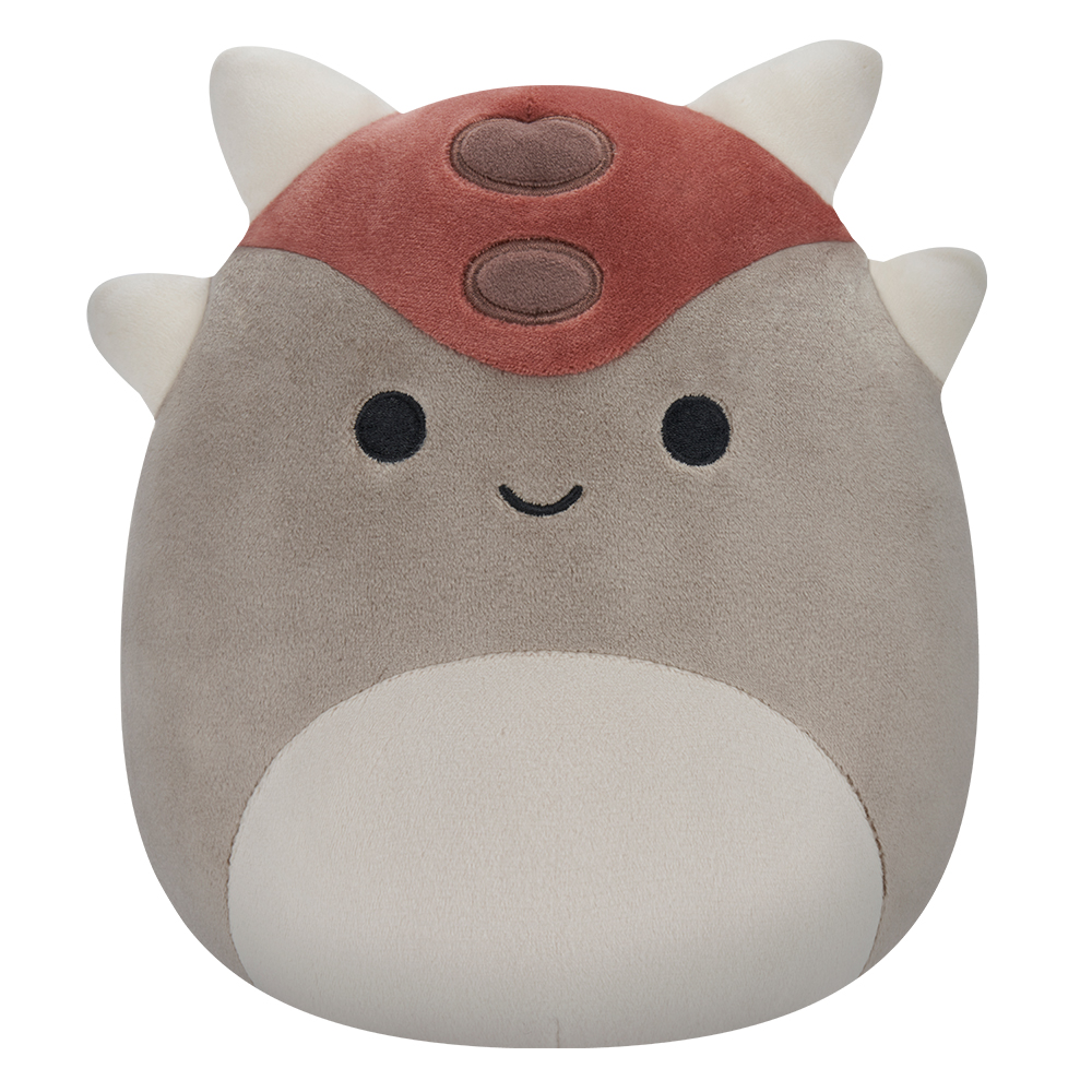 Jazwares Squishmallows - Core: Prehistoric Squad - Grey Armored Dino - Ainhoca (7.5 Inch) - Image 3