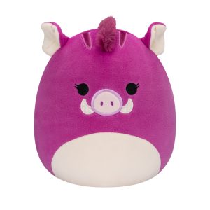 Jazwares Squishmallows - Core: Fantasy Squad - Purple Boar - Jenna (7.5 Inch)